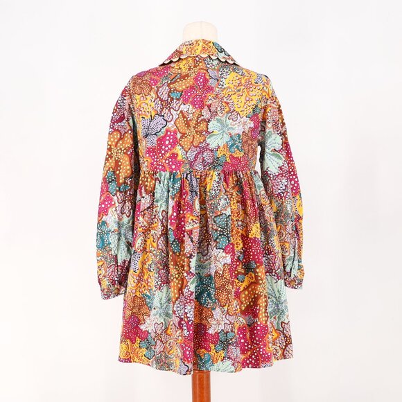 NWT KIKA VARGAS x TARGET Anemone Multicolor Floral Long Sleeve Mini Dress Sz S - Picture 4 of 9